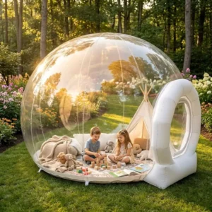 Inflatable Spherical PVC Bubble House Tent for Outdoor Camping and Events 4x3m