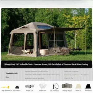 Inflatable Tent Large Camping Outdoor Event Tent Air Camping Tent for Events