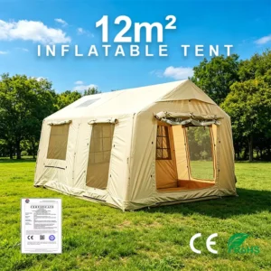 Inflatable Tent Outdoor Camping Overnight Field Camping Full Set Equipment One Room One Living Room Cottage Style Tent Oxford