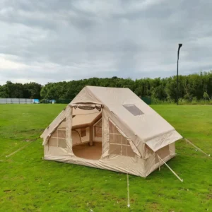 Inflatable Tent Outdoor Camping Quick Pop Up Stormproof Travel Portable Waterproof Oxford Fabric Double Door