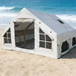 Inflatable Tent Production Factory Oxford Four Season Quick Automatic Opening Waterproof Air Column Camping Tent Customizable