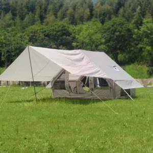 Inflatable Tents for Camping Easy Setup Inflatable Tent with Canopy Large Glamping Tent with Pump Air Tent with Skylight