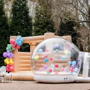 Inflatable Transparent Bubble House Dome Glamping Tent for Outdoor Use