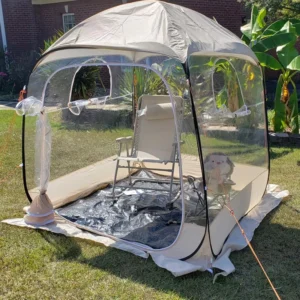 Inflatable Transparent Bubble House Waterproof >3000MM Spherical Outdoor Tent for Sports Camping