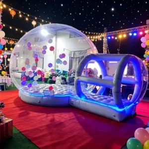 Inflatable Transparent Bubble House with Tunnel Clear Bubble Tent for Party and Event Rental