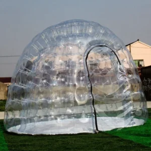 Inflatable Transparent Bubble Tent Customized PVC White Outdoor Shelter