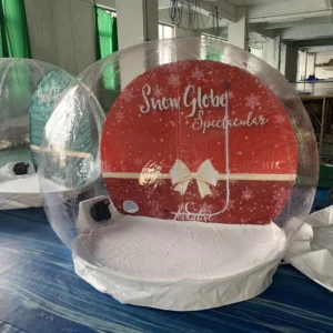 Inflatable Transparent Igloo Bubble Tent with Fan for Wedding Parties, Events, and Outdoor Advertising