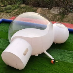 Inflatable Transparent PVC Double Room Bubble House Clear Star Camping Dome Tent Outdoor