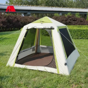 Inflatable Ultralight Compact Deser Tent Oxford Fabric Outer Layer Glamping Automatic Opening Two Doors Windows