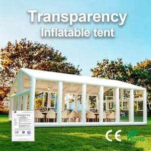 Inflatable Waterproof PVC Dining Restaurant Tent Bubble House Guesthouse Outdoor All-Season Transparent Night Market Food Stall