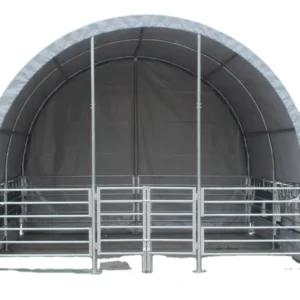Instant Shelters for Animal Cattle Cow Goat Sheep Metal Frame with Nature Pressure Treated Wood