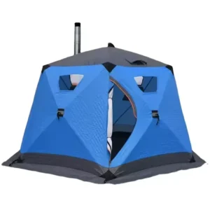 Insulated Cotton Winter Ice Fishing Tent, Windproof Cold-Weather Portable Quick-Open Tent