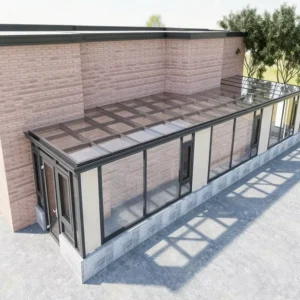 Insulated Sunroom With Thermal-Break Aluminum Profile and Multi-Chamber Design for Cold-Climate Four-Season Use