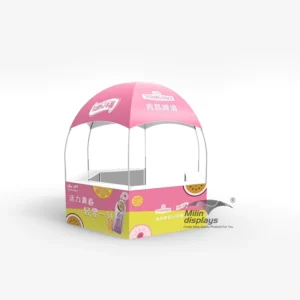 Iron Frame Event Dome Tent BBQ Promotion Tent Trade Show Custom Print Tent Heavy-Duty Structure