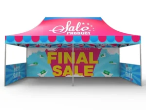 Iron Frame Telescopic Folding Four-Corner Market Canopy Tent and Awning