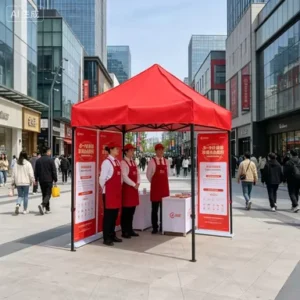 JIASHENG 2*2M Custom Canopy Tent Advertising Pop up Tent for Trade Show Display Events