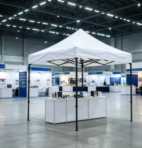 JIASHENG 2*2M Custom Canopy Tent Dye Sublimation Printing Trade Show Display Outdoor Advertising Tent
