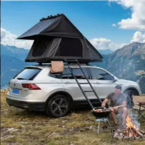 JIYA Roof Top Tent Camping 4X4 Waterproof Roof Aluminum Shell Car Rooftop Tent Hard Shell Roof Top Tent