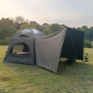 JTS 0220 4.5m Inflatable Camping Tent 5000mm Waterproof Double Door Dome Air Tent for Outdoor