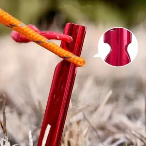 JW-258 15 cm Aluminum Tent Stakes Lightweight Portable Durable Camping Ground Pegs