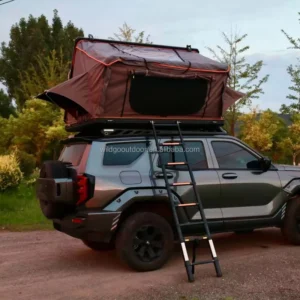 Jeep Gladiator Hard Shell Rooftop Tent Reinforced Mounting 3-Person Capacity Quick Automatic Opening UV Resistant