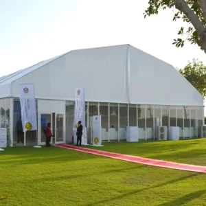 Jiada High Peak Polygonal Marquee Tent Four Season Waterproof Industrial Marquee for VIP Event & Commercial Storage