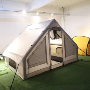 KeepFuns Factory Supply Inflatable Camping Tent Best 4*3m Cabin Air Tent Blow up Family Tent for Camping Glamping Hiking