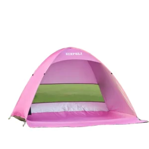Kenquaz Summer Pop up Camping Tent 2 Person Single Layer Easy Setup Water Resistant Dome Portable with Carry Bag
