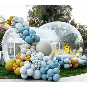 Kids Inflatable Clear Dome Bubble Bounce House Tent