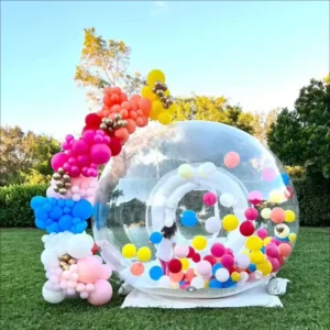 Kids Party Balloons Fun House Giant Clear Inflatable Crystal Igloo Dome Bubble Tent
