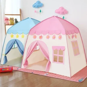 Kids Space Play House Tent with Ocean Ball Pool Portable Baby Toys