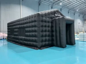 LED Light Disco NightClub Cube Inflatable Party Tent Inflatable Nightclub Tent Inflatable Party Tent with LED Lights