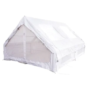 Large 12sqm Inflatable Tent Double Doors & Skylights Oxford Camping Tent Quick Setup Waterproof