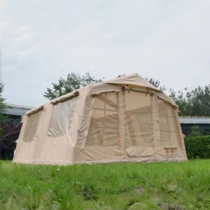 Large 13.68 Size 4 Seasons 6-8 Persons Waterproof Outdoor Inflatable Air House Tent with Skylight for Family Camping