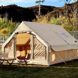 Large 2-4 Person Oxford Bedroom Glamping Living Room Inflatable Air Tent for Family Camping