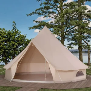 Large 3M 4M 5M 6M Outdoor Camping Yurt Glamping Tent Family Waterproof Oxford Bell Tent for Families