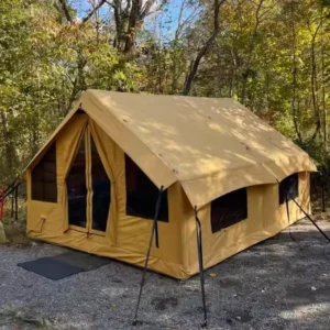 Large 8-Person Four-Season Camouflage Outdoor Camping Tent, Oxford Waterproof, Automatic Setup, One Bedroom