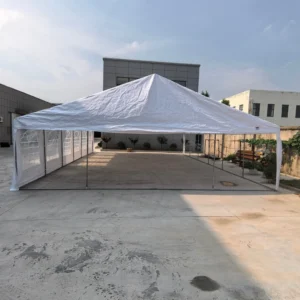 Large 8x12m PE Canopy Tent with Detachable Waterproof Sidewalls Outdoor Wedding Backyard Party Shelter