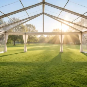 Large Aluminum Wedding Catering Tent Flexible Layout Anti Snow Windproof Stable For Outdoor Event