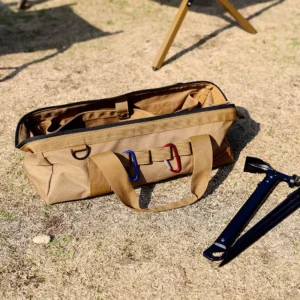Large Capacity 10L 900D Oxford Tent Pegs Storage Bag with Durable Zipper Camping & Hiking Accessory