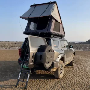 Large Car Roof Tent 280gsm Oxford Fabric Aluminum Alloy Waterproof Quick Setup SUV Compatible Four Season Outdoor Tent