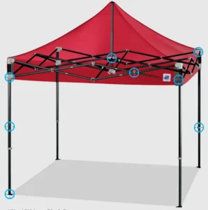 Large Commercial Event Party Trade Show Tent 10×20 Aluminum Pop up Storage Canopy for Trade Shows