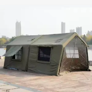 Large Detachable Cotton Camping Tent Waterproof Outdoor Canvas Rescue Shelter with Rooms