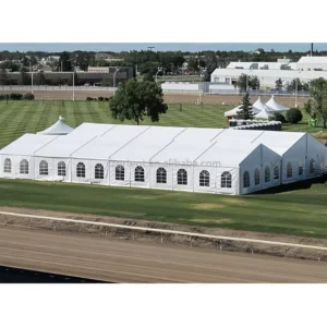Large Event Tents 20x35m Waterproof Aluminum Frame PVC Fabric Outdoor Luxury Wedding Tent for Big Parties Trade Shows