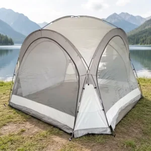 Large Family Camping Tent Fiber Rod Frame Easy Setup Ventilated Shelter Outdoor Cabin Anti-mosquito Insect Proof Travel Tent