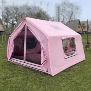 Large Family Camping Tent PVC Four season Double Layer UV Protected Waterproof Inflatable Air Tent