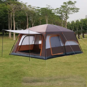 Large Family Camping Tent Polyester Waterproof Park Beach Garden Hotel Pop up Folding Camping Tent