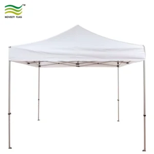 Large Folding Aluminum Frame Pop-Up Tent with Waterproof Polyester Cover, Fireproof, UV Protection, All-Season Use