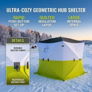 Large Hexagonal Ice Fishing Tent From Manufacturers Winter Warm Automatic Source for Outdoor Camping Account