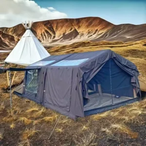 Large Inflatable Air Tent Portable Glamping Tents for Camping 4 Season Waterproof for Outdoor Hiking Climbing